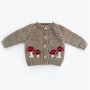 Huggalugs Mushroom Cardigan
